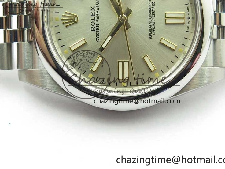 1221 WeatherProof Oyster Perpetual 41mm 124300 BP Maker Best Edition Silver Dial on SS Jubilee Bracelet A 2639